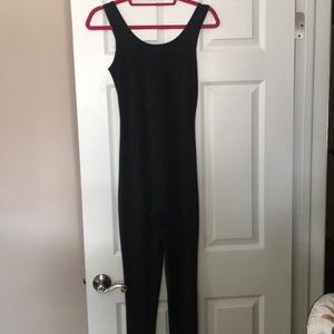 Heather Grey Tight Jumpsuit